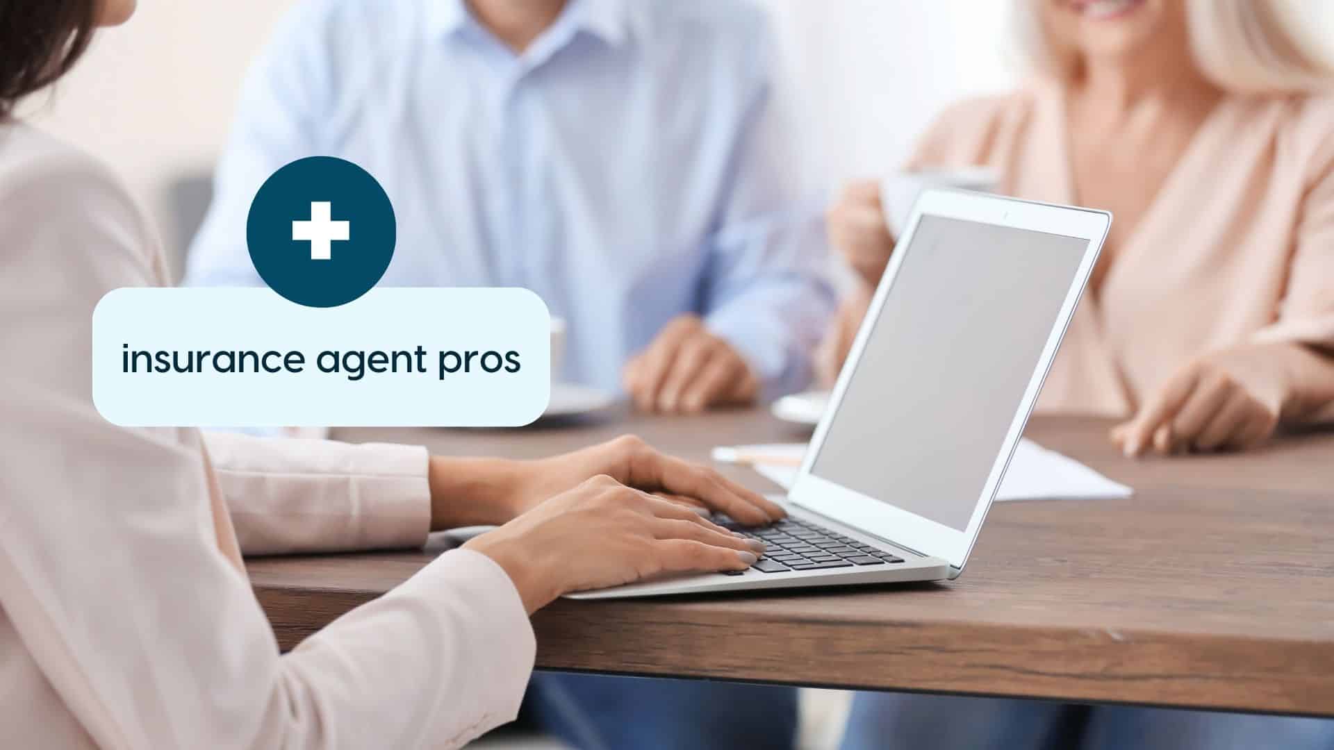 Insurance Agent Pros Meeting Insurance agent pros discussing life insurance strategies at a meeting.