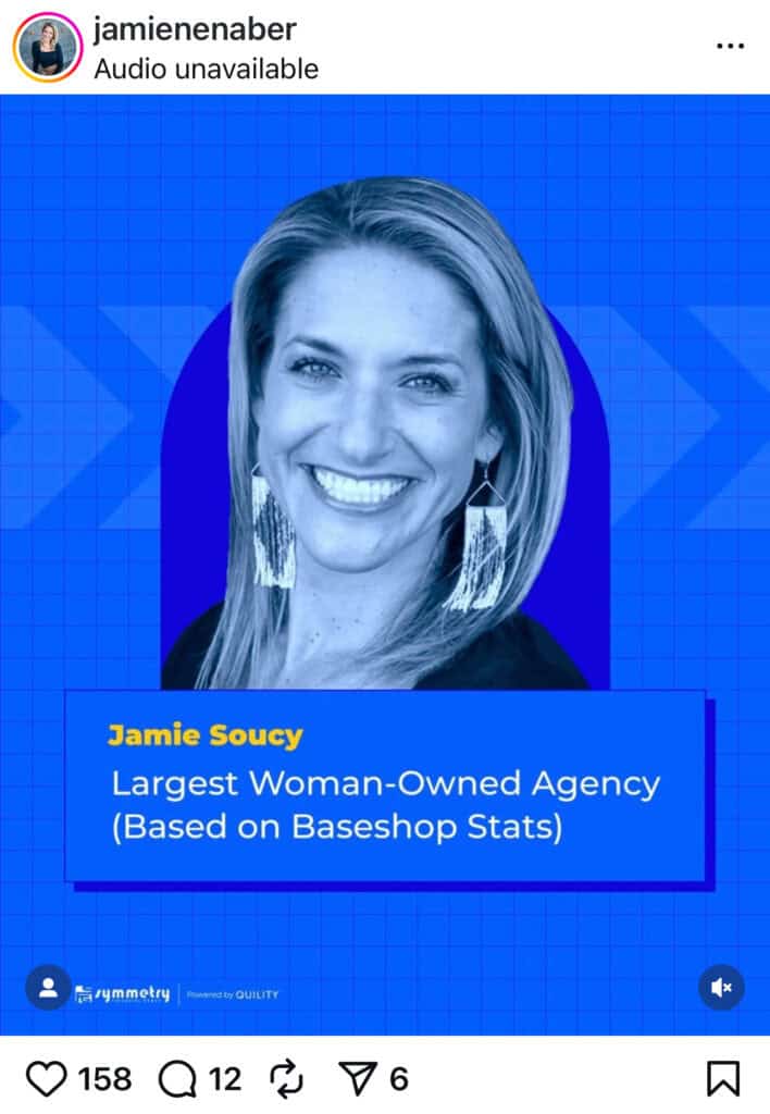 Jamie Soucy, woman-owned insurance agency, smiling, professional portrait.