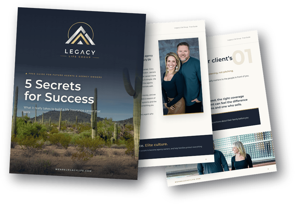 5 Secrets for Success free guide from Legacy Life Group